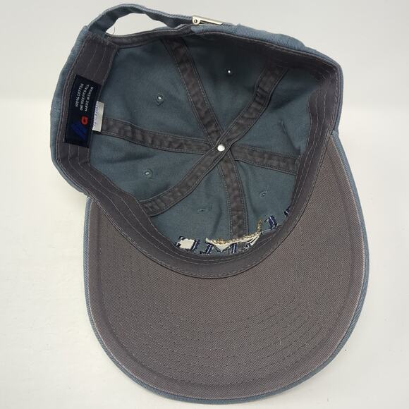 Authentic USMC Brand Est. 1775 Baseball Cap Blue One Size Adjustable Embroidered - Picture 7 of 9
